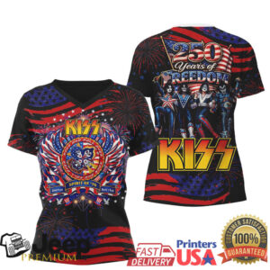KISS Band America's 250th Anniversary Spirit of '76 Patriot Hoodie