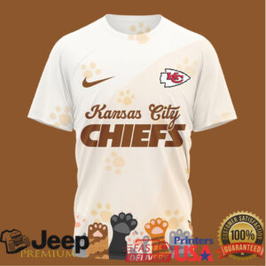 Kansas City Chiefs International Cat Day Football Fan Cream T Shirt
