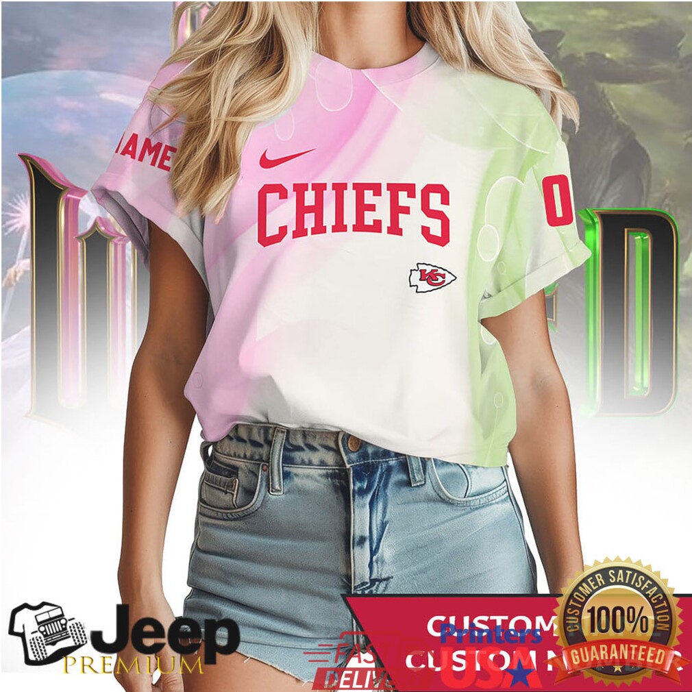 Kansas City Chiefs x Wicked Collaboration Style Shirt Custom Name & Number Kansas City Chiefs x Wicked Collaboration Style Shirt Custom Name & Number