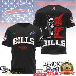 Kendrick Lamar x Buffalo Bills Graphic NFL Mashup T shirt