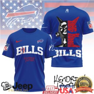 Kendrick Lamar x Buffalo Bills Graphic NFL Mashup T shirt