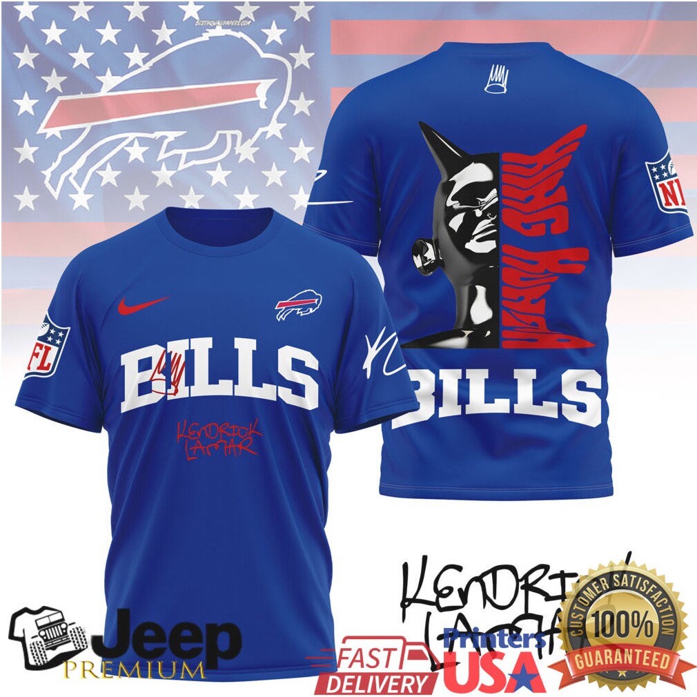 Kendrick Lamar x Buffalo Bills Graphic NFL Mashup T shirt Kendrick Lamar x Buffalo Bills Graphic NFL Mashup T shirt