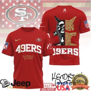 Kendrick Lamar x San Francisco 49ers NFL Graphic T Shirt