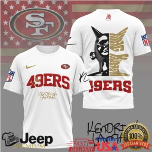 Kendrick Lamar x San Francisco 49ers NFL Graphic T Shirt
