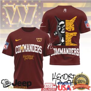 Kendrick Lamar x Washington Commanders NFL Graphic T Shirt