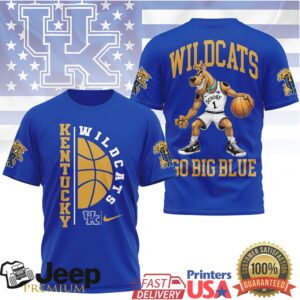 Kentucky Wildcats Go Big Blue Scooby Doo Basketball T Shirt Kentucky Wildcats Go Big Blue Scooby Doo Basketball T Shirt