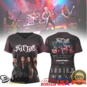 Kittie Legacy of Fire Tour 30 Years of Kittie Metal Band Anniversary T Shirt