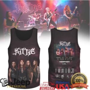 Kittie Legacy of Fire Tour 30 Years of Kittie Metal Band Anniversary T Shirt