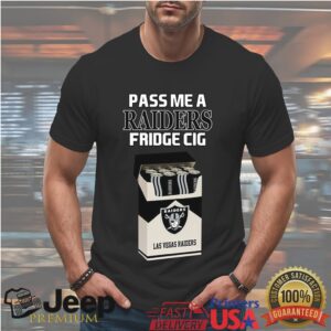 Las Vegas Raiders Fridge Cig Graphic T Shirt Vintage Parody Style