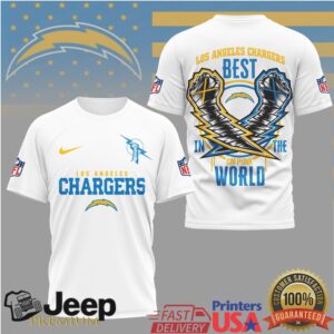 Los Angeles Chargers CM Punk Best In The World NFL Graphic T Shirt Los Angeles Chargers CM Punk Best In The World NFL Graphic T Shirt