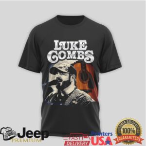 Luke Combs My Kinda Saturday Night Tour Concert Schedule Black T Shirt