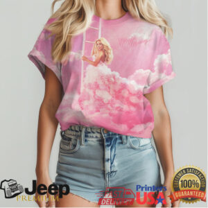 Megan Moroney Cloud 9 Tour Sunshine and Blue Skies Pink All Over Print T Shirt