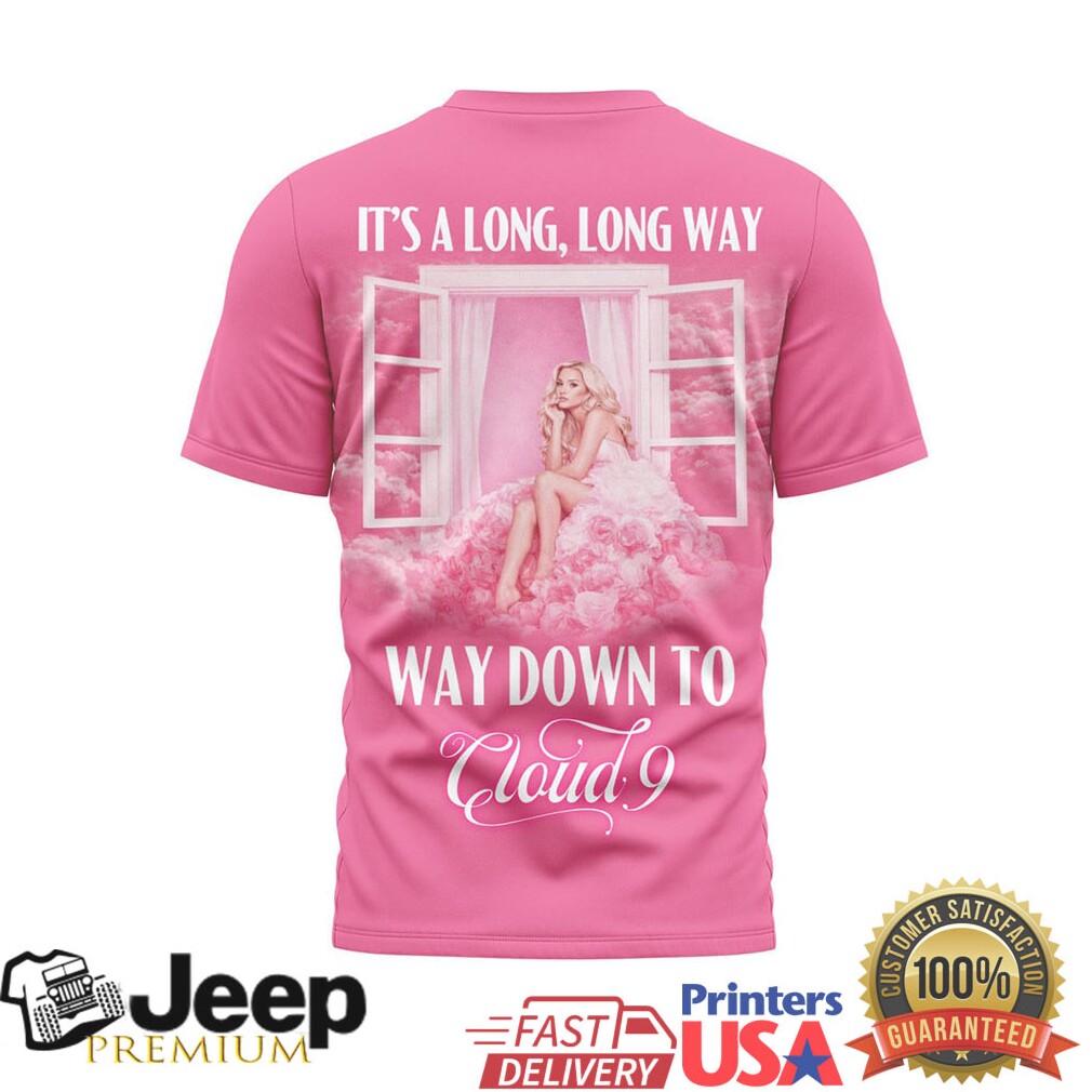 Megan Moroney “Way Down to Cloud 9” Pink Photo T Shirt Megan Moroney “Way Down to Cloud 9” Pink Photo T Shirt