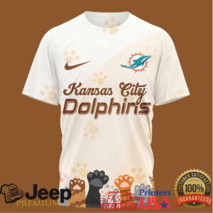 Miami Dolphins International Cat Day Fan T Shirt