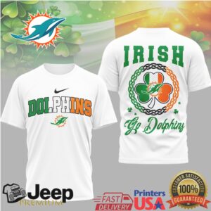 Miami Dolphins Irish Shamrock St. Patrick's Day Fan Shirt