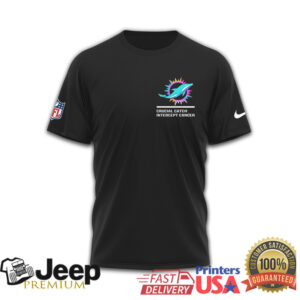Miami Dolphins NFL Crucial Catch T Shirt Fight Cancer In All Colors Miami Dolphins NFL Crucial Catch T Shirt Fight Cancer In All Colors