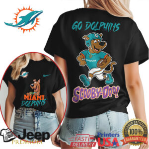 Miami Dolphins Scooby Doo Football Fan T Shirt