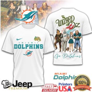 Miami Dolphins x The Wizard of Oz “Go Dolphins” Character Shirt