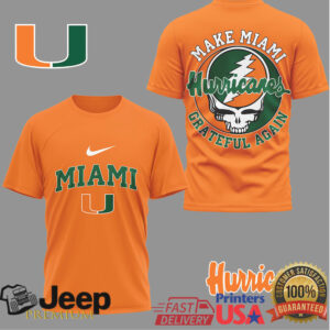 Miami Hurricanes Make Miami Grateful Again NCAA Fan T Shirt