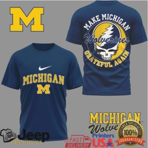 Michigan Wolverines Make Michigan Grateful Again Steal Your Face T Shirt Michigan Wolverines Make Michigan Grateful Again Steal Your Face T Shirt