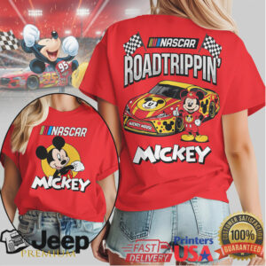 Mickey Mouse NASCAR Roadtrippin’ Racing Graphic T Shirt Mickey Mouse NASCAR Roadtrippin’ Racing Graphic T Shirt