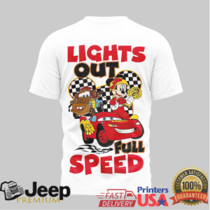 Mickey Mouse and Lightning McQueen Two Legends One Track T Shirt Mickey Mouse and Lightning McQueen Two Legends One Track T Shirt