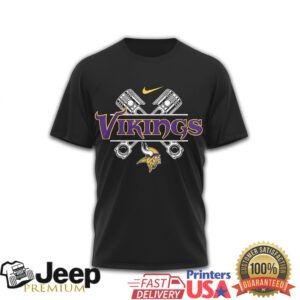 Minnesota Vikings Biker Shirt Vikings Live to Ride Ride to Live NFL Fan T Shirt
