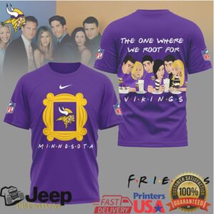 Minnesota Vikings Friends TV Show The One Where We Root For Vikings Shirt Minnesota Vikings Friends TV Show The One Where We Root For Vikings Shirt