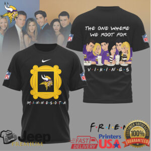 Minnesota Vikings Friends TV Show The One Where We Root For Vikings Shirt