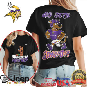 Minnesota Vikings Scooby Doo Football Go Vikings T Shirt