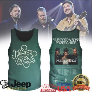 Mumford & Sons Prizefighter North America Tour 2026 Band Shirt