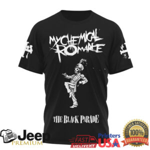 My Chemical Romance The Black Parade Album Tracklist Tribute T Shirt My Chemical Romance The Black Parade Album Tracklist Tribute T Shirt