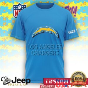 NFL Los Angeles Chargers x Scooby Doo Personalized Forever Fan T Shirt