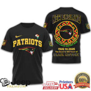New England Patriots Black History & Labor History Celebration Tee