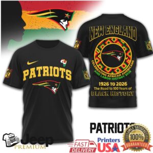New England Patriots Black History & Labor History Celebration Tee