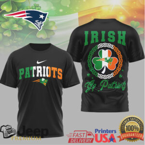 New England Patriots Irish Lucky Shamrock St. Paddy's Day Shirt