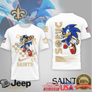 New Orleans Saints x Sonic the Hedgehog NFL 3D All Over Print Shirt New Orleans Saints x Sonic the Hedgehog NFL 3D All Over Print Shirt