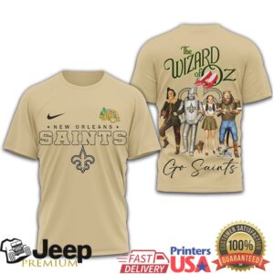 New Orleans Saints x The Wizard of Oz Dorothy & Friends T Shirt