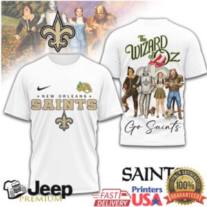 New Orleans Saints x The Wizard of Oz Dorothy & Friends T Shirt