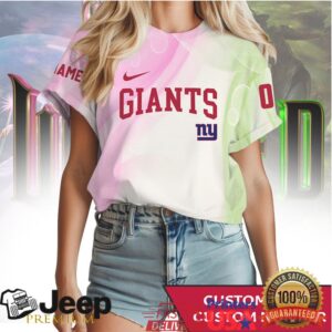 New York Giants Wicked Emerald City Custom Name & Number T Shirt New York Giants Wicked Emerald City Custom Name & Number T Shirt