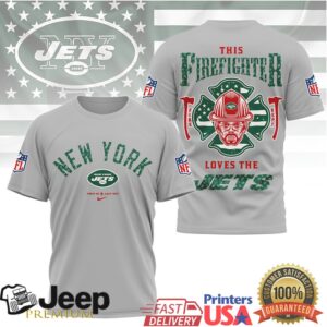 New York Jets Firefighter “First In Last Out” Men's T Shirt