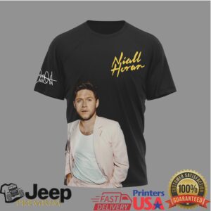 Niall Horan Dinner Party Tour 2026 Black T Shirt European Tour Dates