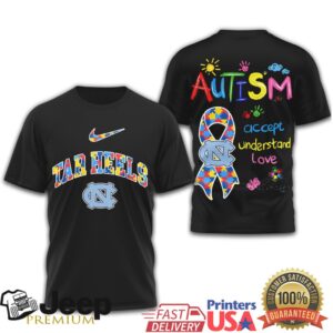 North Carolina Tar Heels Autism Awareness Ribbon Fan Apparel North Carolina Tar Heels Autism Awareness Ribbon Fan Apparel