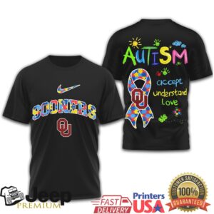 Oklahoma Sooners Autism Awareness Ribbon Support Shirt Oklahoma Sooners Autism Awareness Ribbon Support Shirt