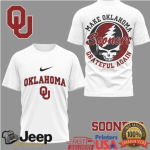 Oklahoma Sooners Grateful Dead Steal Your Face Custom T Shirt