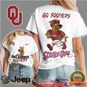 Oklahoma Sooners Scooby Doo Go Sooners College Fan T Shirt