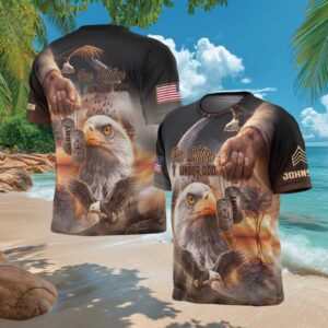 One Nation Under God Bald Eagle & Army Dog Tags Patriotic T Shirt One Nation Under God Bald Eagle & Army Dog Tags Patriotic T Shirt