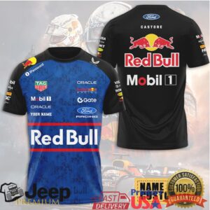 Oracle Red Bull Racing F1 Personalized Custom Name T Shirt
