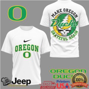 Oregon Ducks “Make Oregon Grateful Again” Steal Your Face T Shirt