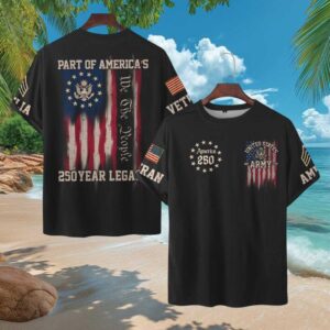 Patriotic US Army 250 Year Legacy We The People Flag T Shirt Patriotic US Army 250 Year Legacy We The People Flag T Shirt